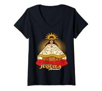 Women's Virgen de Juquila - Santa Catarina Juquila, Oaxaca México V-Neck T-Shirt