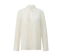 Women's Viscose Pleated Shirt with Hidden Button Placket COMMA Blanc 36