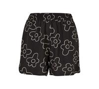 Women's viscose resort shorts Urban Classics AOP Noir XS