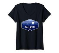 Womens Visit Tau Ceti and Rocky V-Neck T-Shirt