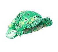 Women's Visor Bandana with Visor Headband Chemotherapy Cancer Head Scarf Hat Summer Foldable Anti-UV Golf Tennis Sun Visor Cap Cotton Beanie Headscarf Hat Sun Hat Baseball Hat, Green, One Size
