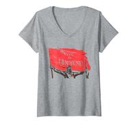 Women's Vive La Commune! - Paris Commune, Historical V-Neck T-Shirt