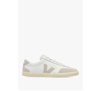 Women's Volley O.T Leather White Natural Trainers - White Suede / 37