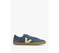 Women's Volley O.T Suede California Pierre Natural Trainers - Blue Suede / 36