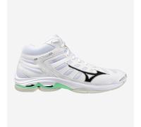 Women's Volleyball Shoes Wave Voltage 2 Mid - White