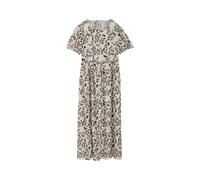 Women's Volume Sleeve Linen Midi Dress Tom Tailor Denim Beige XL