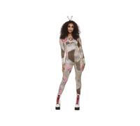 Smiffys Voodoo Doll Costume, Brown Bodysuit & Headband, Halloween Adult Fancy Dress, Voodoo Woman Dress Up Costumes