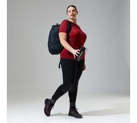 Women's Voyager Tech Tee Super Stretch Crew - Dark Red