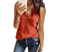 Women's Waffle Knit Tops Short Sleeve V Neck T Shirts Solid Color Tunic Top Plus Size Ladies Casual Summer Blouse Comfy Tops for Work Office T-Shirt UK Clearance