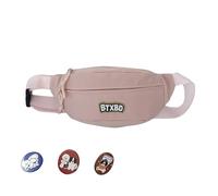 Women's Waist Pack with Adjustable Strap, Girls' Neck Pouch, Letter Penner, Japanese Style, Crossbody Body, Beautiful Waist Bag, Japanese Waist Bag, Chestation Bag, Small Crossbody Trend Belt, E, Bag