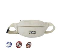 Women's Waist Pack with Adjustable Strap Girls Neck Pouch Letters Penner Japanese Styles Crossbody Body Beautiful Waist Bag