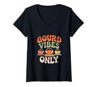 Womens Waiting For Halloween Like Spooky V-Neck T-Shirt