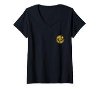 Women's Walk The Way Shell Pilgrim Camino De Santiago Spain Pocket V-Neck T-Shirt