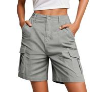 Women's Walking Hiking Shorts, Ladies Summer Cargo Shorts Lightweight Quick Dry Outdoor Casual Stretch Shorts Trousers with Pockets U513