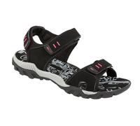 Womens Walking Sandals PDQ Open Toe Triple Strap Sports Hiking Halterback Ladies