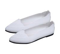 Women's Walking Shoes, Lightweight, Slip-On Shoes, Women's Elegant Slip-On Summer Shoes, Open Back Ballet Flats, Flat Office Shoes, Knitted Loafers, Mesh Low Shoes, Breathable Traditional Shoes for