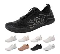 Womens Walking Shoes Water Shoes Women Quick-Dry Aqua Sock Beach Barefoot Fitness Swimming Riding Hiking Sneakers Outdoor Diving Lake Pool Surfing Kayaking Fitness Shoe Dark Gray 7.5