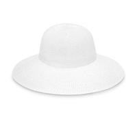 Womens Wallaroo Victoria Diva - A Wide Brim Sun Hat - White
