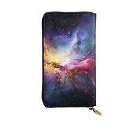Women's Wallet Clutch Large Capacity Long Wallet Nebula and Galaxy in The Universe Leather Ladies Card Phone Holder Travel Purse