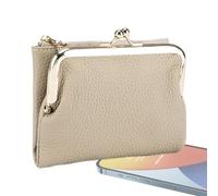 Women's Wallet, Women's Wallet - Small Card Holder Wallet | Credit Card Case with Zipper Pocket, Wallet with Card Slots for Outdoor Travel, grey, Consulte la descripción, See description