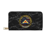 Women's Wallets 7Th Army Traning Command Veteran Genuine Leather Wallets RFID Blocking Wallet Pouch Cute Leather Wallet for Evening Party, Friend, Unisex