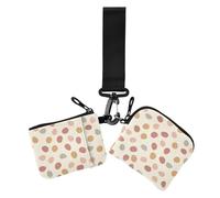 Women's Wallets Card Cases Happy Thanksgiving Autumn Beige Large Capacity Zipper Cash Coin Purse with Zipper Coin Pocket for Work Travel 2 Packs, Happy Thanksgiving autumn63, 4.13" x 3.51" & 4.13" x
