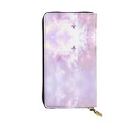 Women's Wallets Witch Hat Creepy Printing Handbags Vintage Leather Wallet Microfiber Genuine Leather Wallets for Women, Girls, Teacher