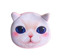 Women's Wallets Yellow Animal Gifts Purse BagCard Bag Key Bag 3D Cat Printing Wallet Men, N, standard size