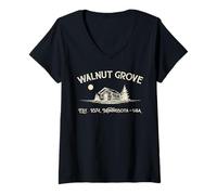 Women's Walnut Grove Minnesota USA est. 1874 V-Neck T-Shirt