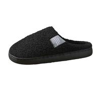 Women's Warm Closed Slippers Winter Plush Slippers Winter Men Women Pair Slippers Padded Warm Indoor Baotou Men's Outdoor Half Drag Casual Shoes A01
