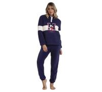 Women's warm long sleeve pyjamas Disney Mickey New York Bleu M