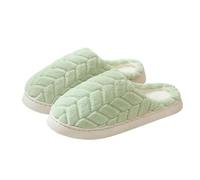Women's Warm Memory Foam Slippers - Cozy, Anti-Skid Indoor/Outdoor Shoes with Fuzzy Lining