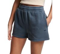 Women's washed out sweat shorts Superdry Vintage Bleu M