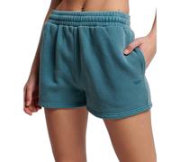 Women's washed out sweat shorts Superdry Vintage Turquoise XS