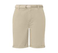 Womens Washed Stretch Cotton Bermuda Shorts s.Oliver Beige 46