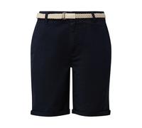 Womens Washed Stretch Cotton Bermuda Shorts s.Oliver Bleu 46