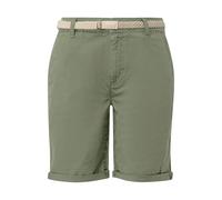 Womens Washed Stretch Cotton Bermuda Shorts s.Oliver Vert 44