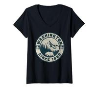 Womens Washington V-Neck T-Shirt
