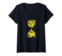 Womens Wasted Time Richard Second Act Five History Play Quotation V-Neck T-Shirt