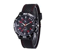 Women's Watch Bands Men's Watch Frosted Leather Strap Suitable for Men's Student Leisure Trend Sports Watch Watches for Senior Citizens (C, One Size)