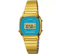 Womens Watch CASIO Vintage LA-670WG Steel Golden Chrono Classic Digital DD