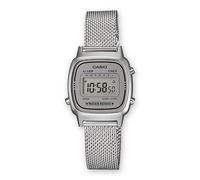 Womens Watch CASIO Vintage LA670WEM-7DF Stainless Steel Mesh Gray