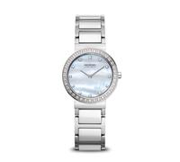 Women's Watch Ceramic 29 mm Bracelet Stainless Steel- Ceramic 10729-704 - female - BERING - Watches - Gray - ONE SIZE - Accessories ONE SIZE