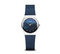 Women's Watch Classic Silver Glossy with Blue Milanese Bracelet 12927-307, female, BERING, Watches, Gray, ONE SIZE, Accessories ONE SIZE