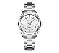 Women's Watch,Elegant Steel Bracelet Analogue Silver Quartz Watch,Gifts for You and Your Family,Bracelet(White)