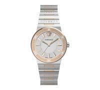 Women's Watch Greca Logo Silver Gold Vevh01020, male, Versace, Watches, Gray, ONE SIZE, Accessories ONE SIZE