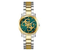 GUESS GT Annette GW0861L4 Women's Watch Stainless Steel Two-Tone, Green, Modern
