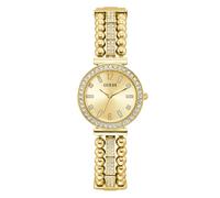 Guess Watch GW0401L2 Gala - Women's Gold Tone, Stainless Steel & Crystal, Beaded Half-Bangle
