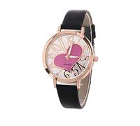 Women's Watch,ITVIP Love and Digital Scales Rose Gold Analog Quartz Belt Watch Strap 240mm Black