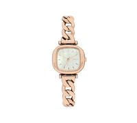 KOMONO Moneypenny Revolt Rose Gold White Women's Japanese Quartz Analogue Watch with Stainless Steel Strap